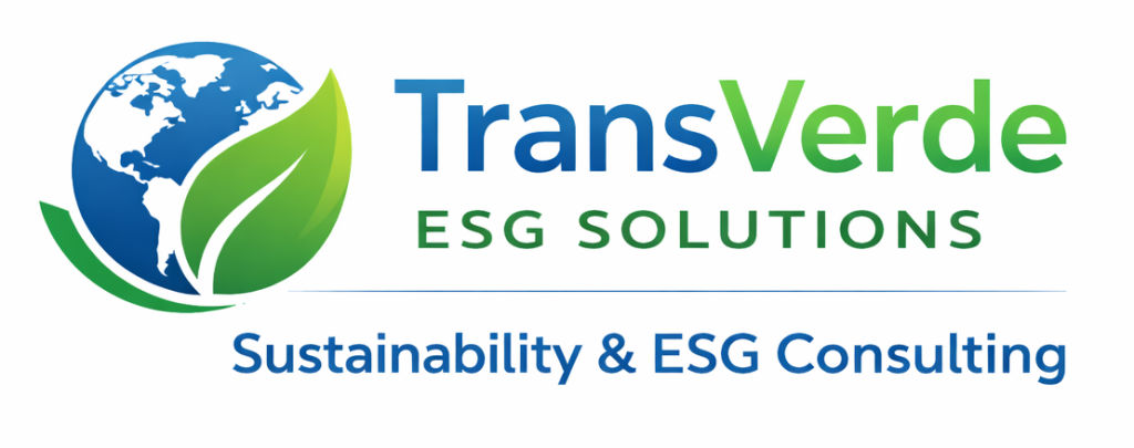 TransVerde ESG Solutions logo design cropped